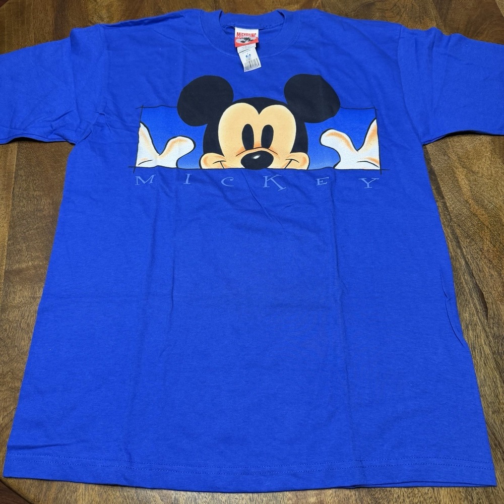 Vintage 90s Disney Mickey Mouse T Shirt New With Tags Size Large
